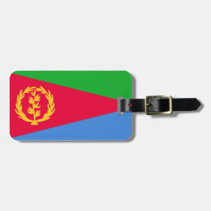 Etiqueta De Bagagem Bandeira da Eritreia Easy ID Pessoal