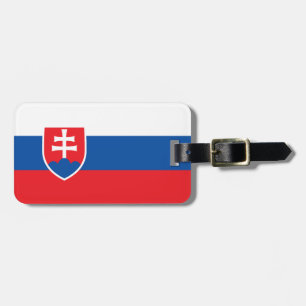 Etiqueta De Bagagem Bandeira da Eslováquia