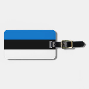 Etiqueta De Bagagem Bandeira da Estônia