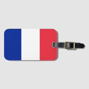 Etiqueta De Bagagem Bandeira da França
