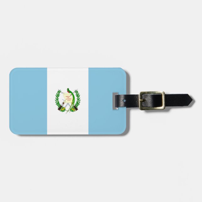 Etiqueta De Bagagem Bandeira da Guatemala Easy ID Personal (Frente Horizontal)
