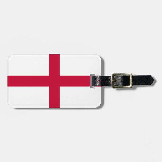 Etiqueta De Bagagem Bandeira da Inglaterra (Frente Horizontal)
