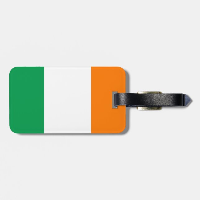 Etiqueta De Bagagem Bandeira da Irlanda (Traseira Horizontal)