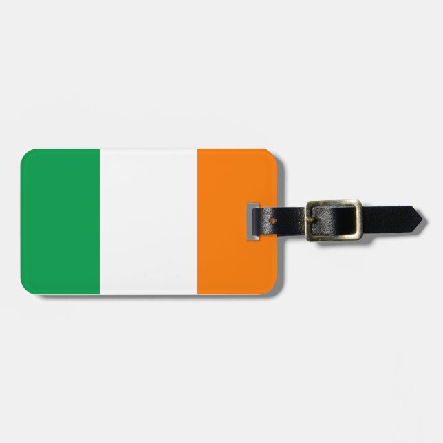 Etiqueta De Bagagem Bandeira da Irlanda (Frente Horizontal)
