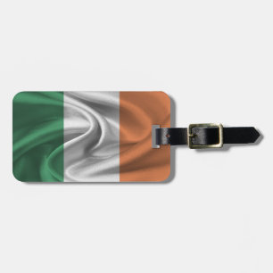 Etiqueta De Bagagem Bandeira Da Irlanda