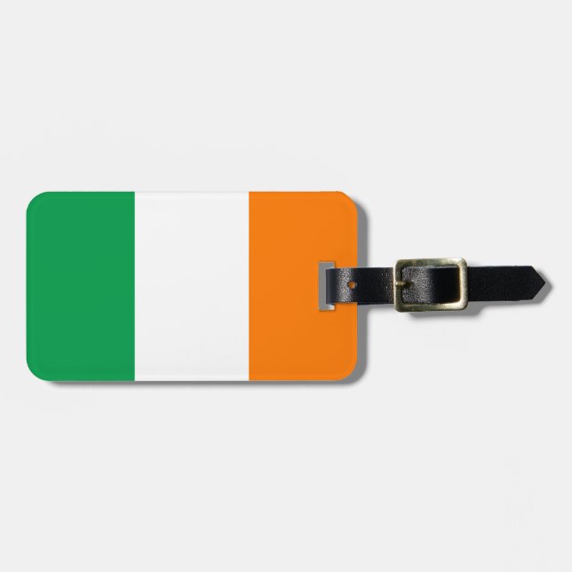 Etiqueta De Bagagem Bandeira da Irlanda (Frente Horizontal)