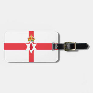 Etiqueta De Bagagem Bandeira da Irlanda do norte