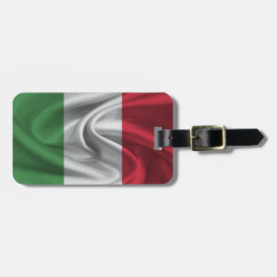 Etiqueta De Bagagem Bandeira Da Itália