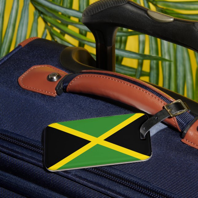 Etiqueta De Bagagem Bandeira da Jamaica (Frente Insitu 3)
