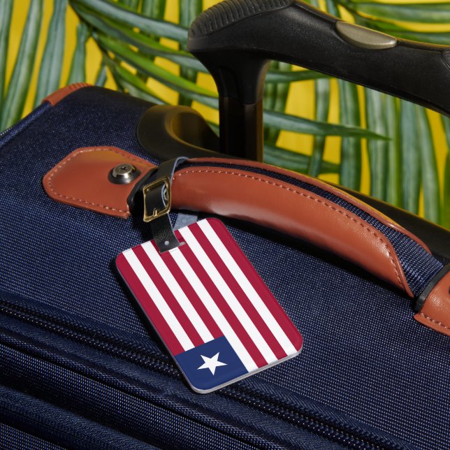 Etiqueta De Bagagem Bandeira da Libéria (Frente Insitu 1)