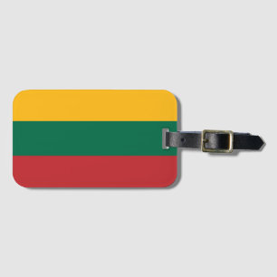 Etiqueta De Bagagem Bandeira da Lituânia