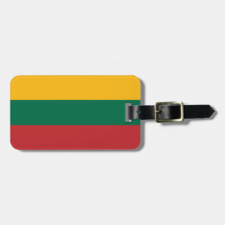 Etiqueta De Bagagem Bandeira da Lituânia