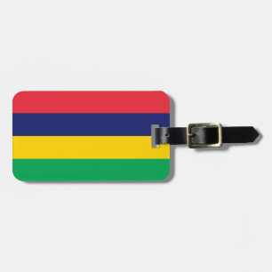 Etiqueta De Bagagem Bandeira da Maurícia