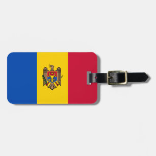 Etiqueta De Bagagem Bandeira da Moldávia