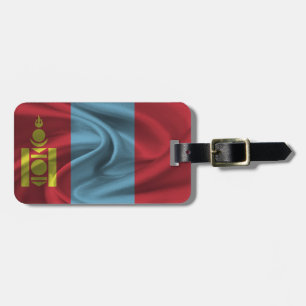 Etiqueta De Bagagem Bandeira Da Mongólia