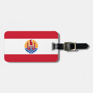 Etiqueta De Bagagem Bandeira da Polinésia Francesa