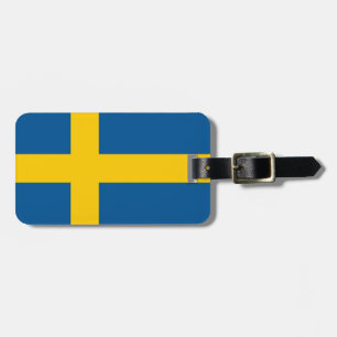Etiqueta De Bagagem Bandeira da suecia