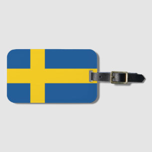 Etiqueta De Bagagem Bandeira da Suecia
