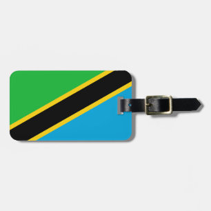 Etiqueta De Bagagem Bandeira da Tanzânia