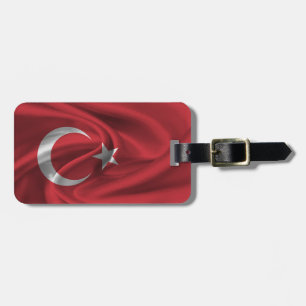 Etiqueta De Bagagem Bandeira da Turquia