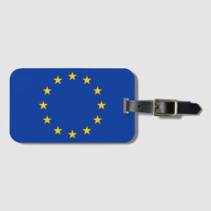 Etiqueta De Bagagem Bandeira da União Europeia