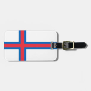 Etiqueta De Bagagem Bandeira das Ilhas Faroé