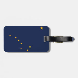 Etiqueta De Bagagem Bandeira de Alaska
