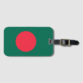 Etiqueta De Bagagem Bandeira de Bangladesh