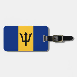 Etiqueta De Bagagem Bandeira de Barbados