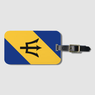 Etiqueta De Bagagem Bandeira de Barbados