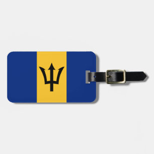 Etiqueta De Bagagem Bandeira de Barbados