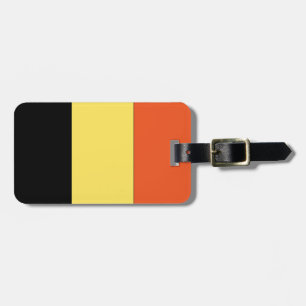 Etiqueta De Bagagem Bandeira de Bélgica