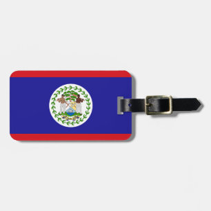 Etiqueta De Bagagem Bandeira de Belize