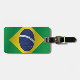 Etiqueta De Bagagem Bandeira de Brasil