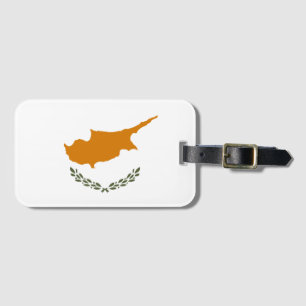 Etiqueta De Bagagem Bandeira de Chipre