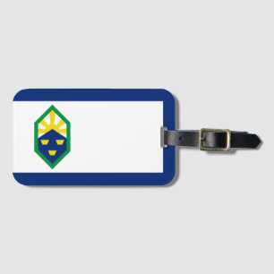 Etiqueta De Bagagem Bandeira de Colorado Springs, Colorado