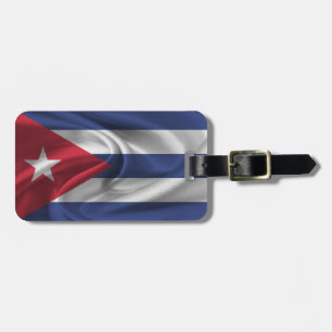 Etiqueta De Bagagem Bandeira De Cuba