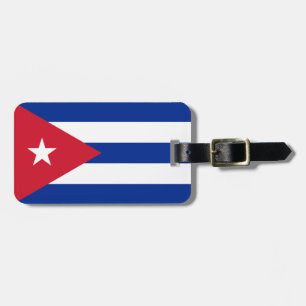 Etiqueta De Bagagem Bandeira de Cuba Easy ID Personal