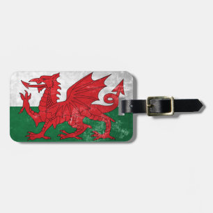 Etiqueta De Bagagem Bandeira de Galês