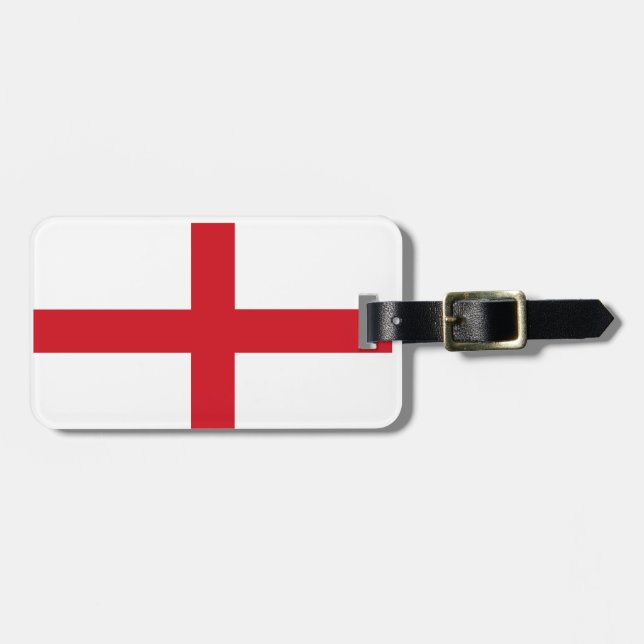 Etiqueta De Bagagem Bandeira de Inglaterra (Frente Horizontal)