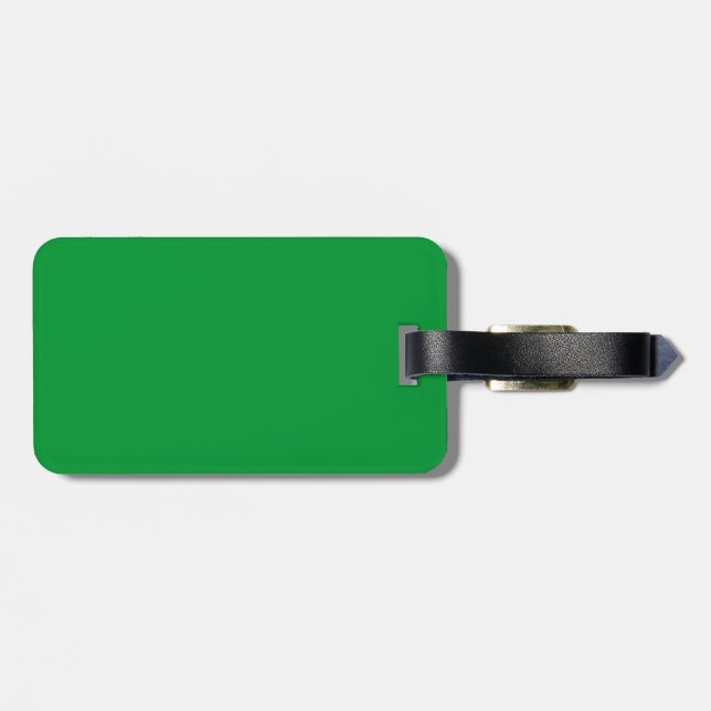 Etiqueta De Bagagem Bandeira de Líbia (Traseira Horizontal)