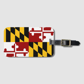 Etiqueta De Bagagem bandeira de Maryland