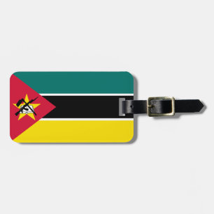 Etiqueta De Bagagem Bandeira de Moçambique