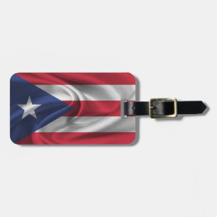 Etiqueta De Bagagem Bandeira De Porto Rico