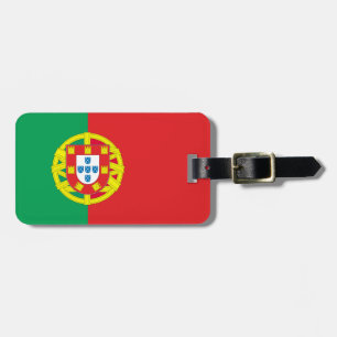 Etiqueta De Bagagem Bandeira de Portugal