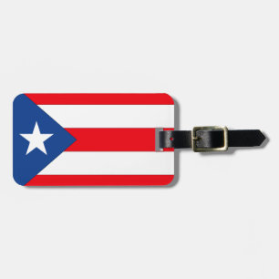 Etiqueta De Bagagem Bandeira de Puerto Rico