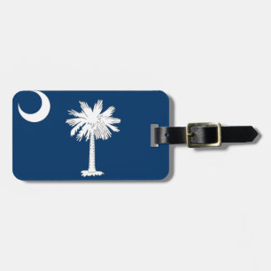 Etiqueta De Bagagem Bandeira de South Carolina