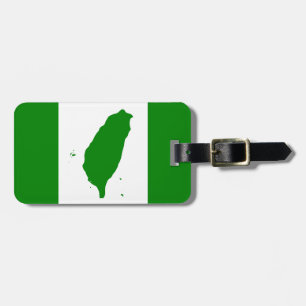 Etiqueta De Bagagem Bandeira de Taiwan