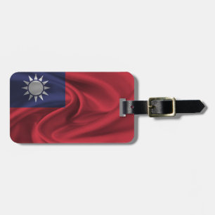 Etiqueta De Bagagem Bandeira de Taiwan