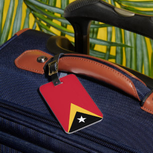 Etiqueta De Bagagem bandeira de Timor Leste
